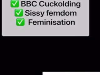 Feminised sissy BBC breeding