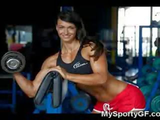 Magnificent Fitness Girls and muscular GFs!