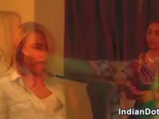 Indian Femdom Abuses Her White Slave lady