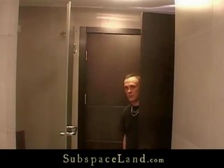 Subspace Land: attractive round ass babe gets tied and fucked hard.