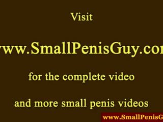 Small shaft humiliation for two kinky dudes